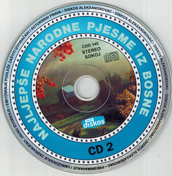 Various - Najljepše Narodne Pjesme Iz Bosne (2xCD)