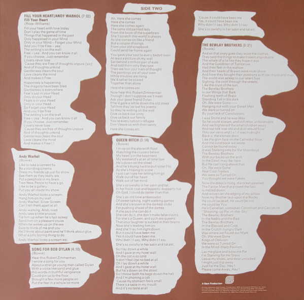 David Bowie - Hunky Dory (LP, Album, RE, RM, 180)