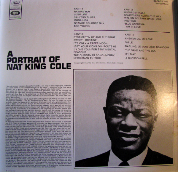 Nat King Cole - A Portrait Of Nat King Cole (2xLP, Comp, Box)