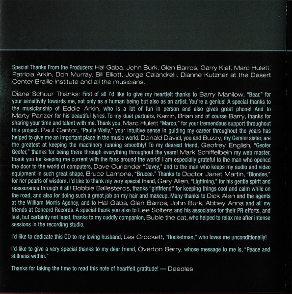 Diane Schuur - Midnight (CD, Album)