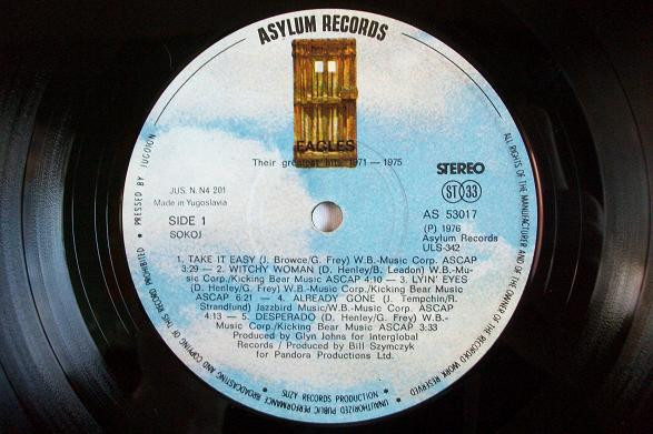 Eagles - Their Greatest Hits 1971-1975 (LP, Album, Comp)