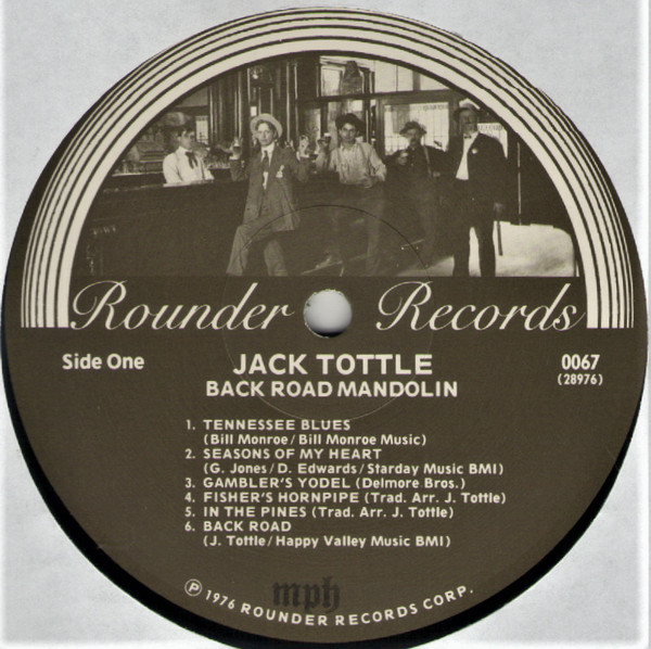 Jack Tottle - Back Road Mandolin (LP, Album)