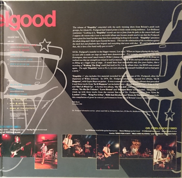Dr. Feelgood - Stupidity + (Dr. Feelgood Live 1976-1990) (2xLP, Comp)