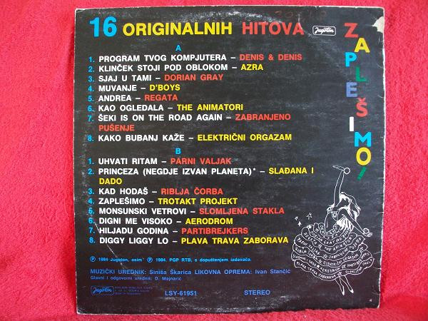 Various - Zaplešimo! 16 Originalnih Hitova (LP, Comp)