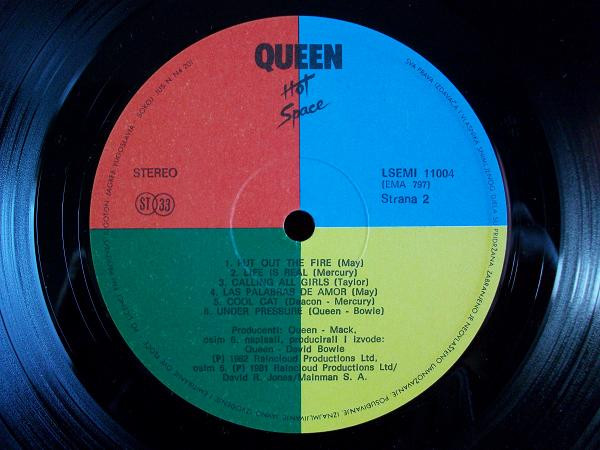 Queen - Hot Space (LP, Album)