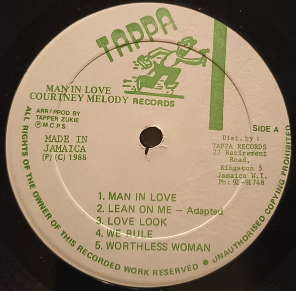 Courtney Melody - Man In Love (LP, Album)