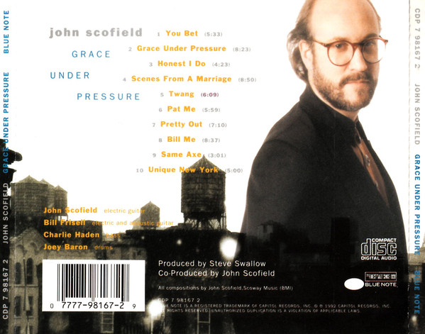 John Scofield - Grace Under Pressure (CD, Album)