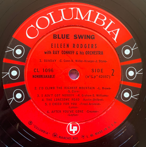 Eileen Rodgers - Blue Swing (LP, Album, Mono)