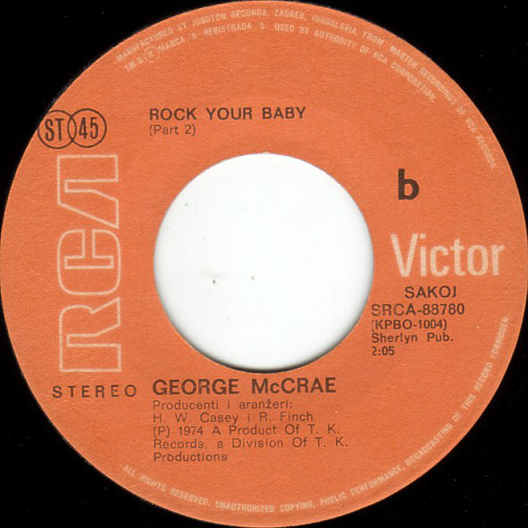 George McCrae - Rock Your Baby (7