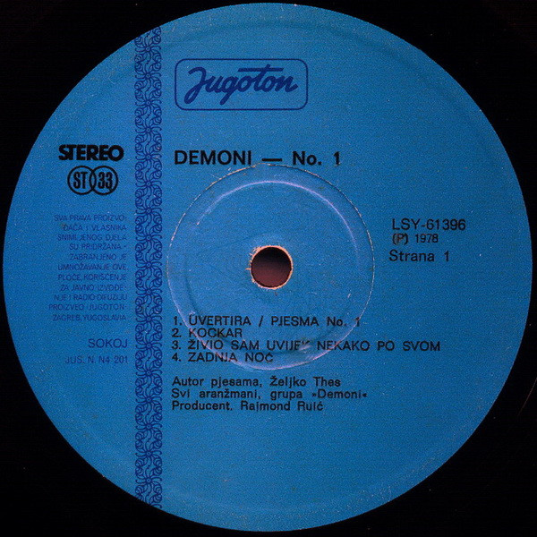Demoni - Demoni - No. 1 (LP, Album)