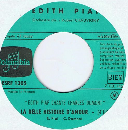 Edith Piaf - Edith Piaf Chante Charles Dumont (7