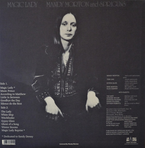 Mandy Morton And Spriguns - Magic Lady (LP, Album, RE)