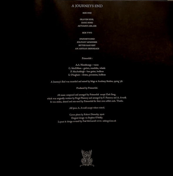 Primordial - A Journey's End (LP, Album, RE, 180)