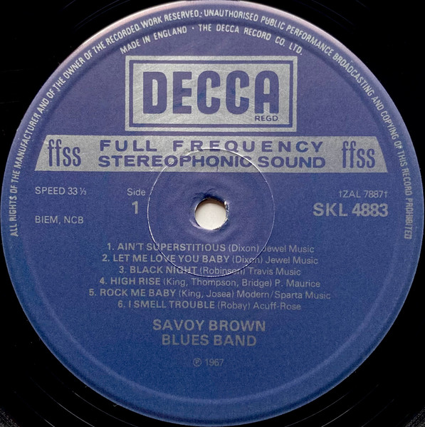 Savoy Brown Blues Band* - Shake Down (LP, Album, RE)