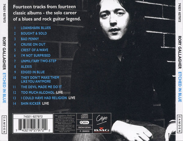 Rory Gallagher - Etched In Blue (CD, Comp)