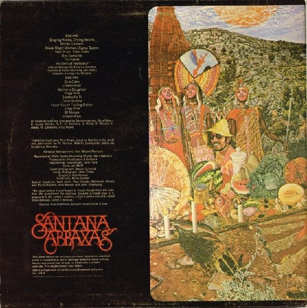Santana - Abraxas (LP, Album, RP)