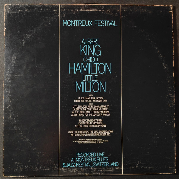 Albert King, Chico Hamilton, Little Milton - Montreux Festival (LP)