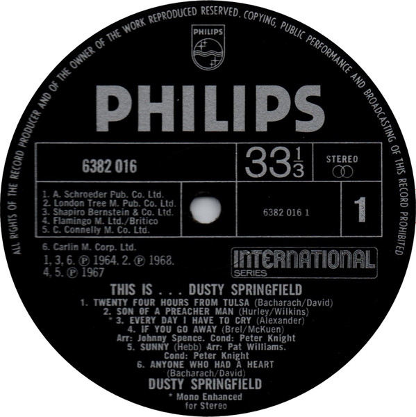Dusty Springfield - This Is.... Dusty Springfield (LP, Comp)