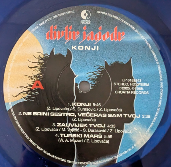 Divlje Jagode - Konji (LP, Album, RE, RM)
