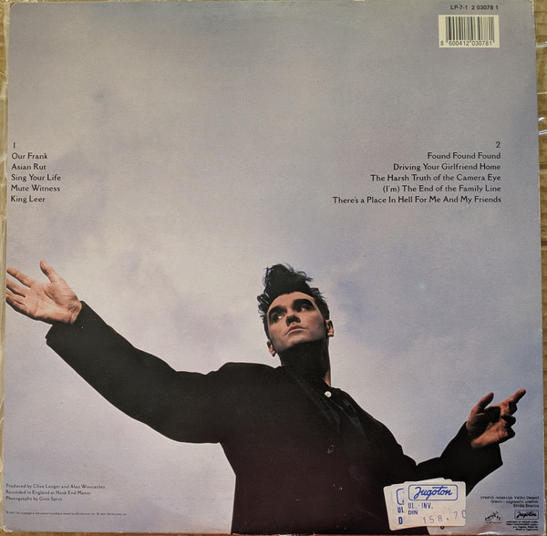Morrissey - Kill Uncle (LP, Album)