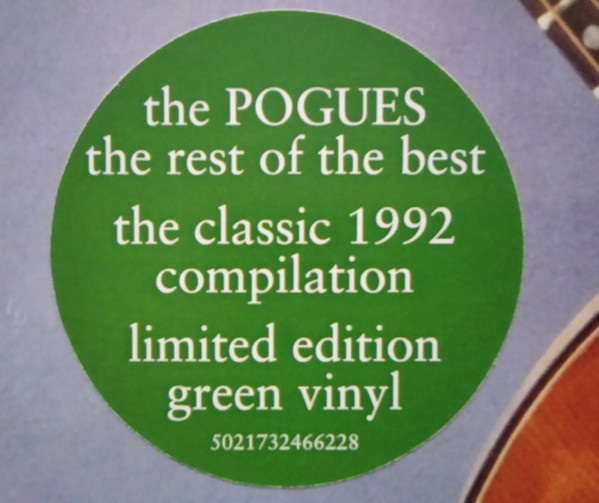 The Pogues - The Rest Of The Best (LP, Comp, Ltd, RE, Gre)