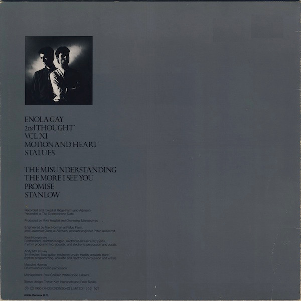 Orchestral Manoeuvres In The Dark - Organisation (LP, Album)