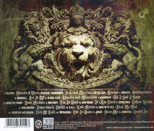 Hatebreed - For The Lions (CD, Album)