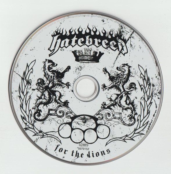 Hatebreed - For The Lions (CD, Album)