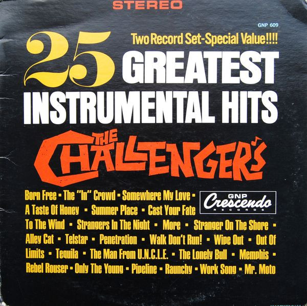 The Challengers - 25 Greatest Instrumental Hits (2xLP, Album)