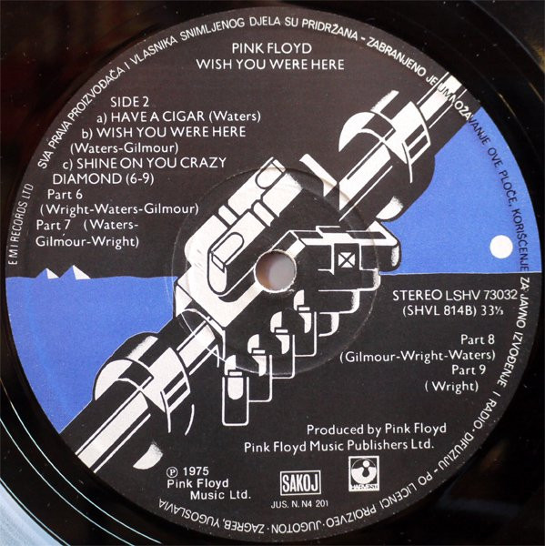 Pink Floyd - Wish You Were Here (LP, Album)