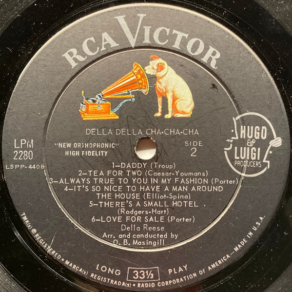 Della Reese - Della Della Cha Cha Cha (LP, Album, Mono)