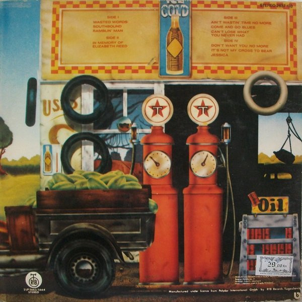 The Allman Brothers Band - Wipe The Windows, Check The Oil, Dollar Gas (2xLP, Album)