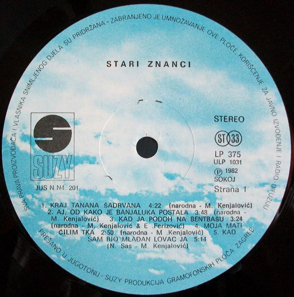 Stari Znanci - Stari Znanci (LP, Album)