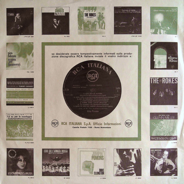 Rita Pavone - Ci Vuole Poco (LP, Comp)