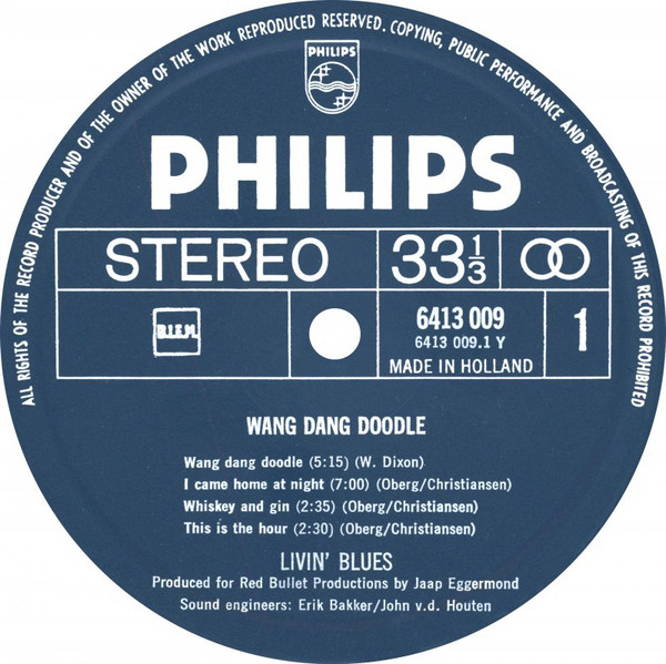 Livin' Blues - Wang Dang Doodle (LP, Album)