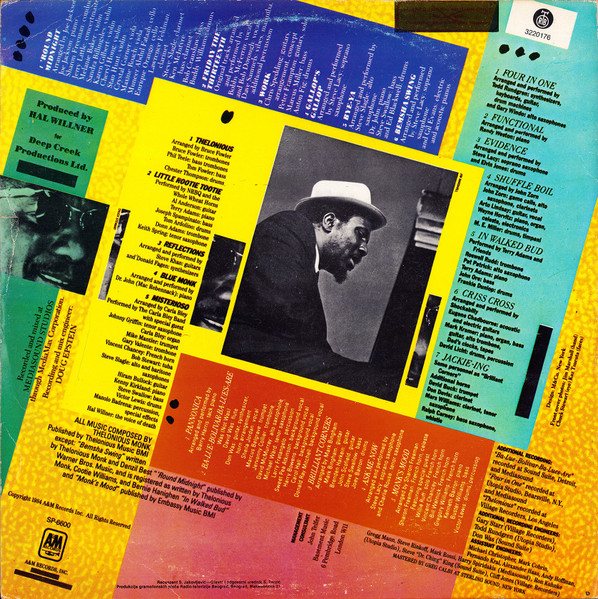 Various - That's The Way I Feel Now - A Tribute To Thelonious Monk (2xLP, Album)