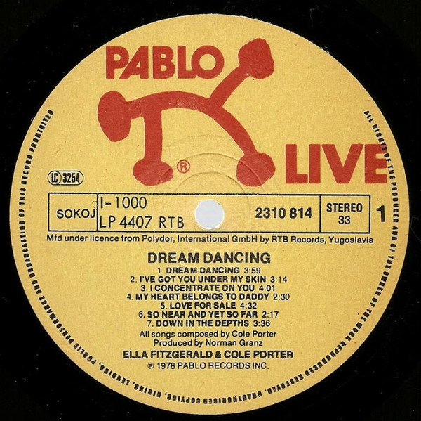 Ella Fitzgerald & Cole Porter - Dream Dancing (LP)