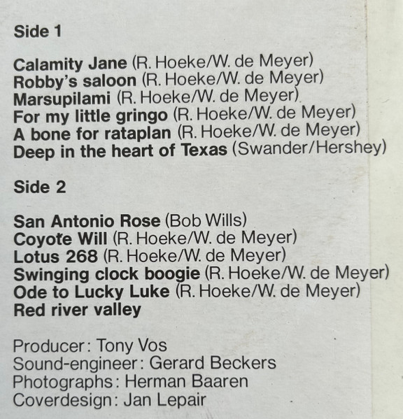 The Rob Hoeke Boogie Woogie Quartet* - Robby's Saloon (LP, Album)