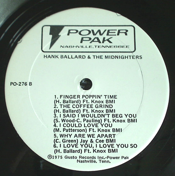 Hank Ballard And The Midnighters* - Finger Poppin' Time [Mr. Rhythm & Blues] (LP, Album, RE)