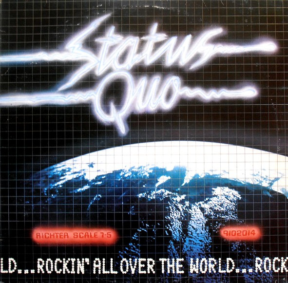 Status Quo - Rockin' All Over The World (LP, Album, Bla)