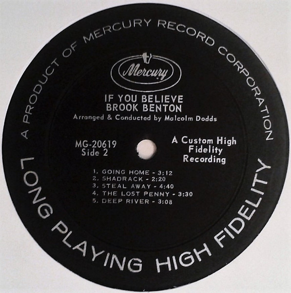 Brook Benton - If You Believe (LP, Mono)