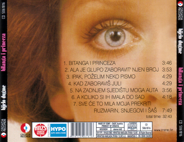 Bijelo Dugme - Bitanga I Princeza (CD, Album, RE, RM)