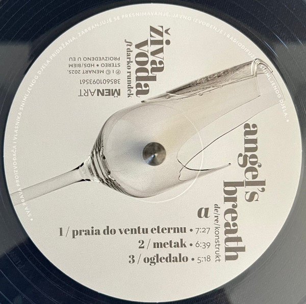 Å½iva Voda ft Darko Rundek - Angelâ€™s Breath de/re/konstrukt (LP, Album)