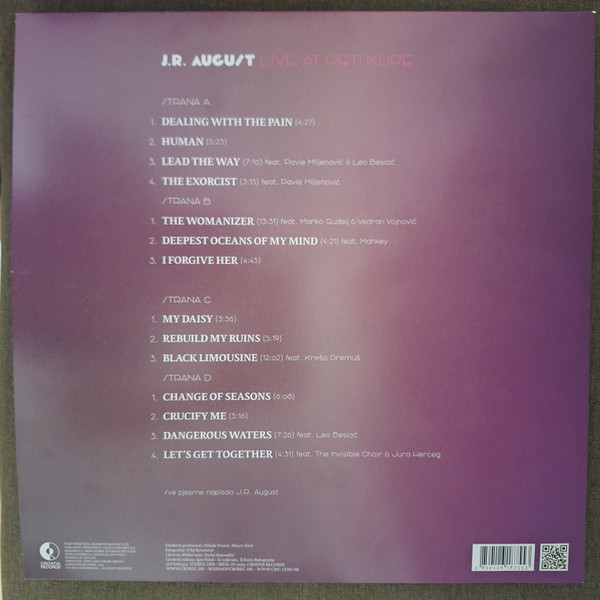 J.R. August - Live At Peti Kupe (2xLP, Album)