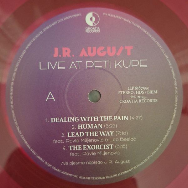 J.R. August - Live At Peti Kupe (2xLP, Album)