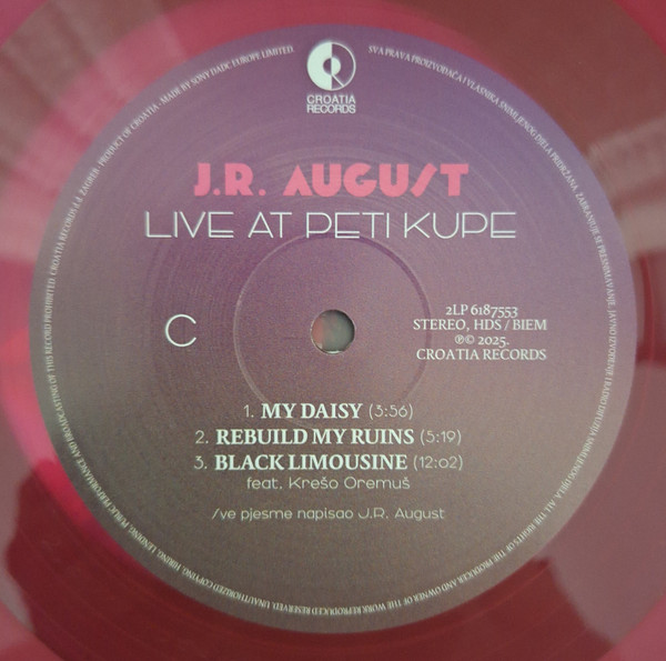 J.R. August - Live At Peti Kupe (2xLP, Album)
