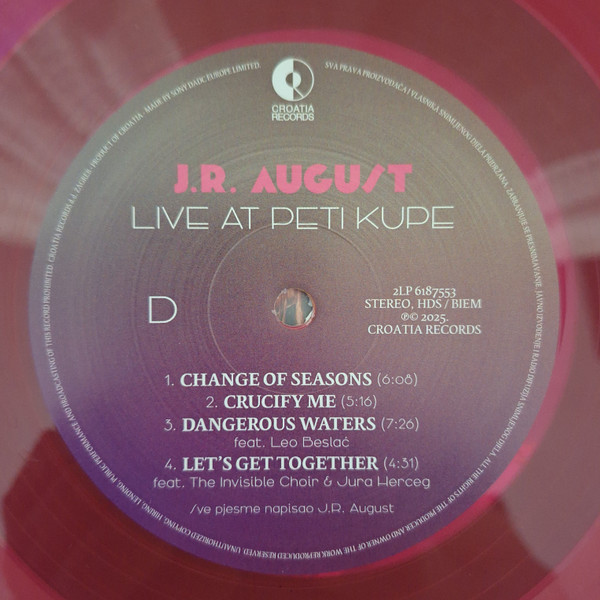 J.R. August - Live At Peti Kupe (2xLP, Album)