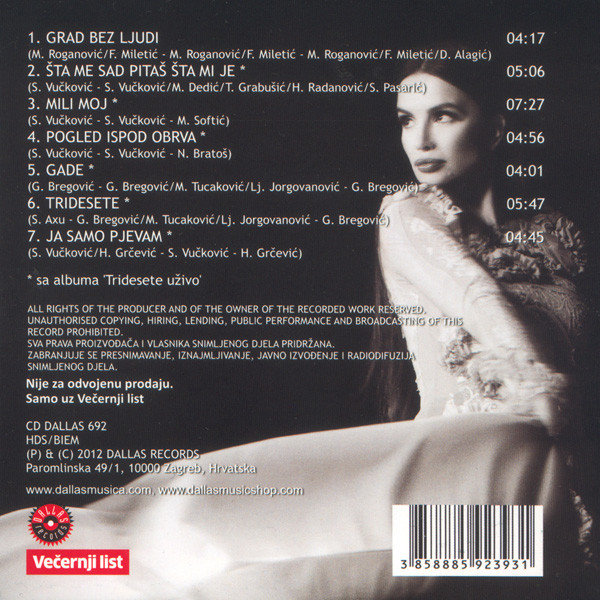 Severina - Grad Bez Ljudi (CD, Single, Comp, Promo)