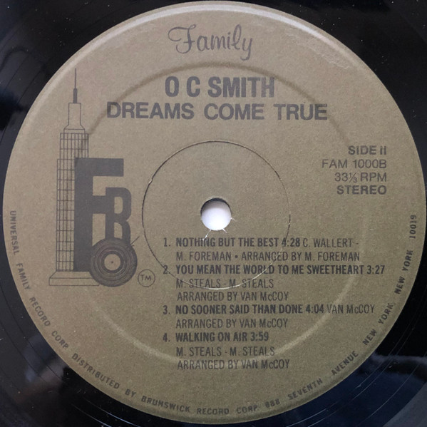 OC Smith - Dreams Come True (LP)
