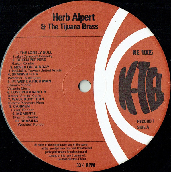 Herb Alpert & The Tijuana Brass - 40 Greatest (2xLP, Album, Comp, Ltd, RCA)